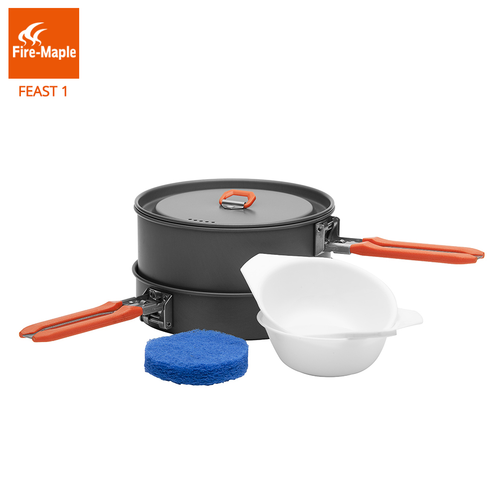 Camping Cooking Gear Set - Ogień Maple święto 1 odkryty menażki