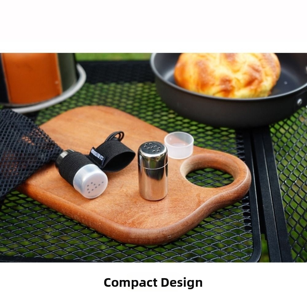 Camping Cooking Multi Tool - 2 szt. nierdzewnych butelek na przyprawy