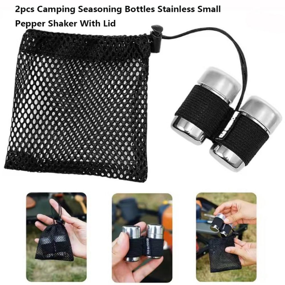 Camping Cooking Multi Tool - 2 szt. małych butelek na przyprawy