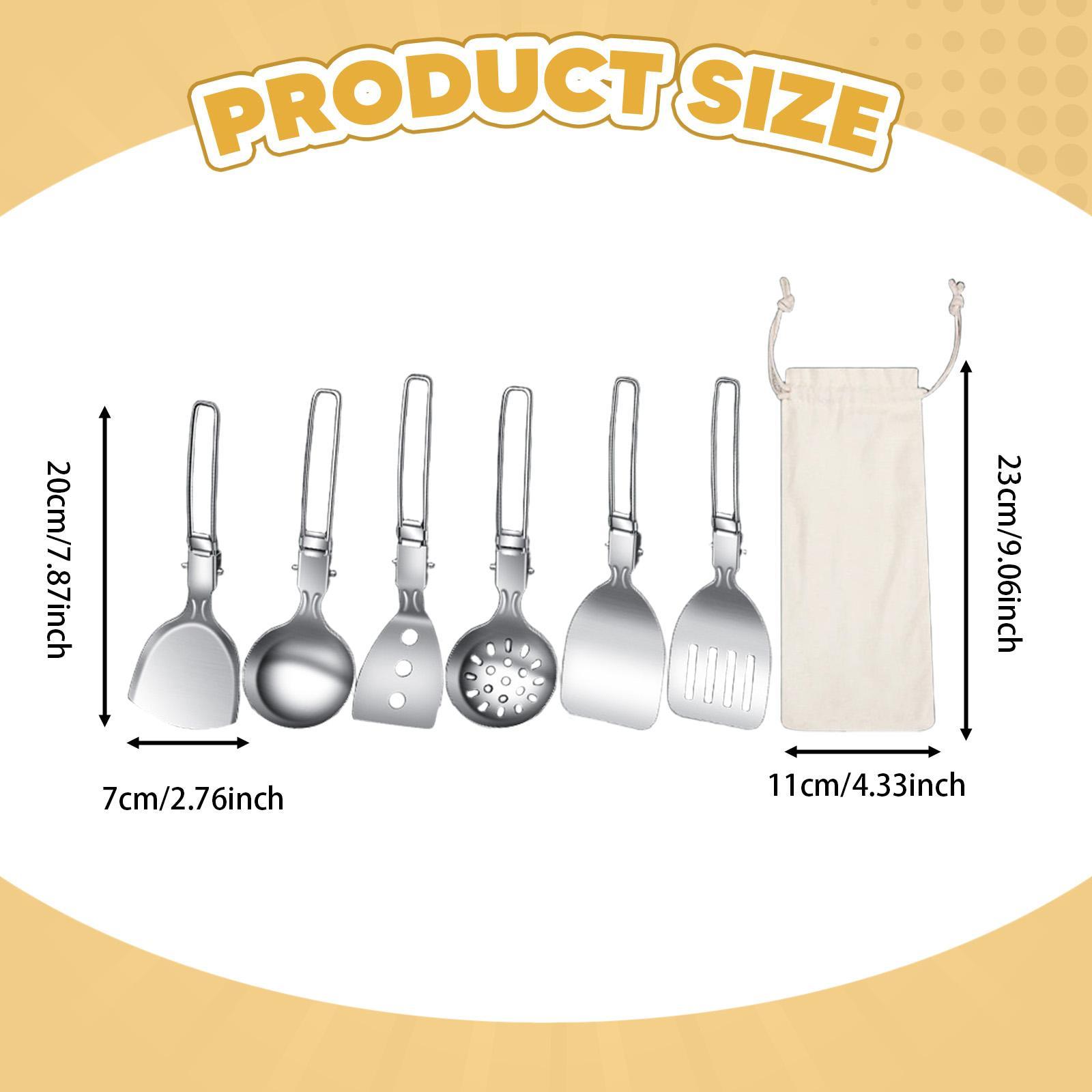 Camping Cooking Gear Set - Zestaw przyborów kuchennych do gotowania na