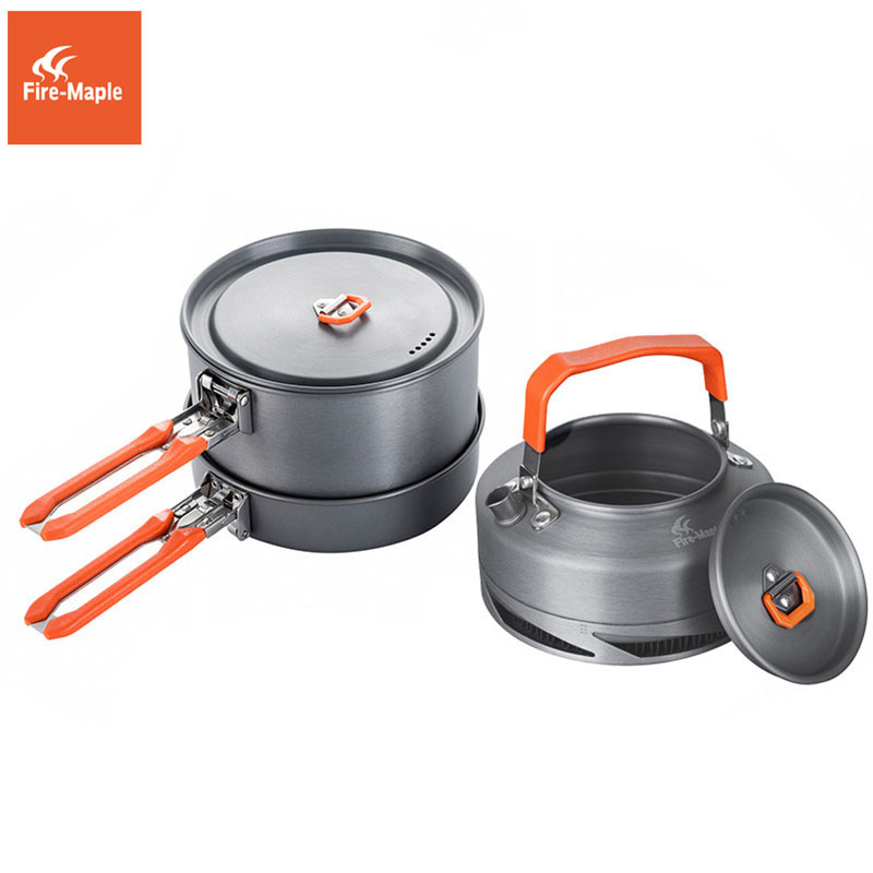 Camping Cooking Gear Set - Fire Maple garnków Camping piesze wycieczki