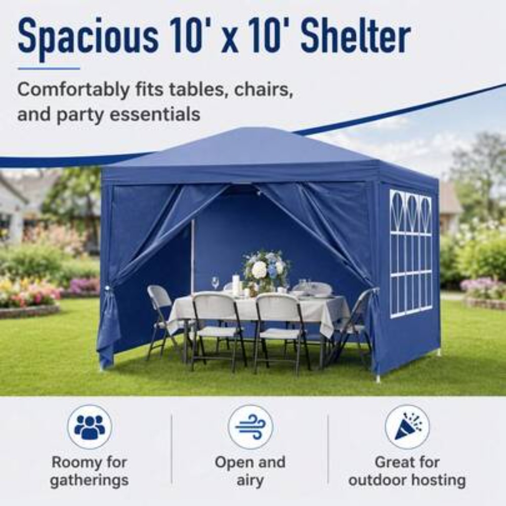 Camping Cooking Tent - Namiot ogrodowy typu pop-up 10x10 z